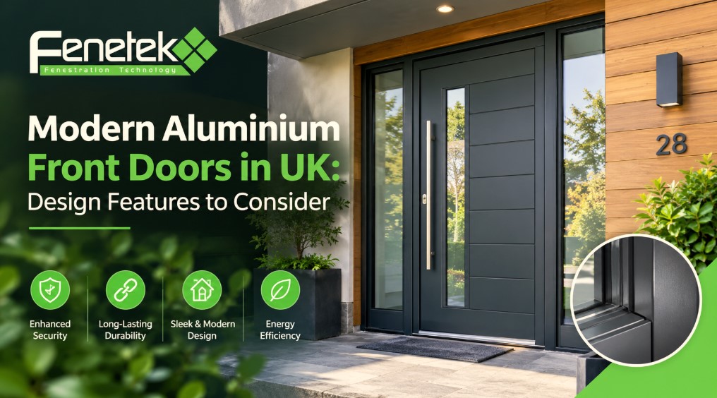 Modern Aluminium Front Doors in UK Design Features to Consider