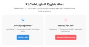 91 club login password