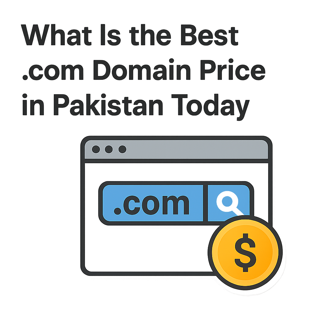Best .com Domain Price in Pakistan