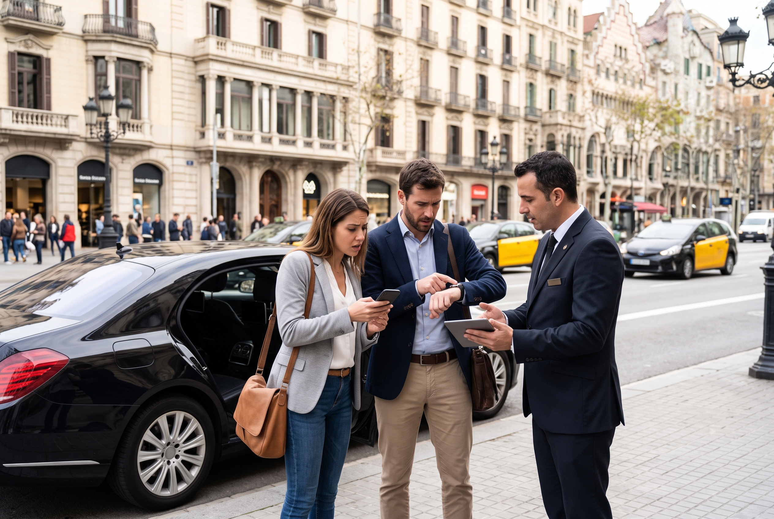 hourly chauffeur service Barcelona