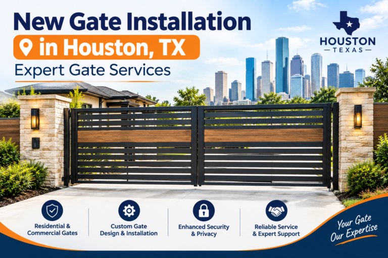 New Gate Installation in Houston, TX Expert Gate Services
